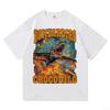 Bombardiro Crocodillo T Shirt Unisex Vintage Funny Italian Brainrot Meme TShirt Cool Brr Brr Patapim Tralalero Tralala Cotton Tees