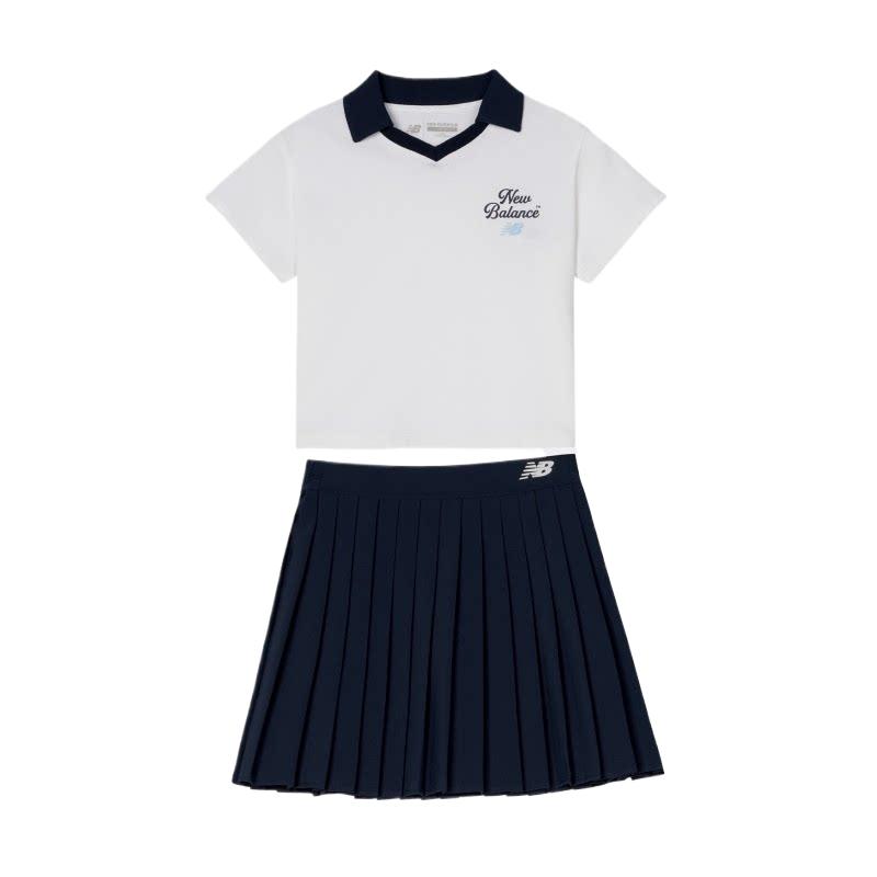 Kids' New Balance Skirt Set SS26 2 Pack ND2SG6S092-WT