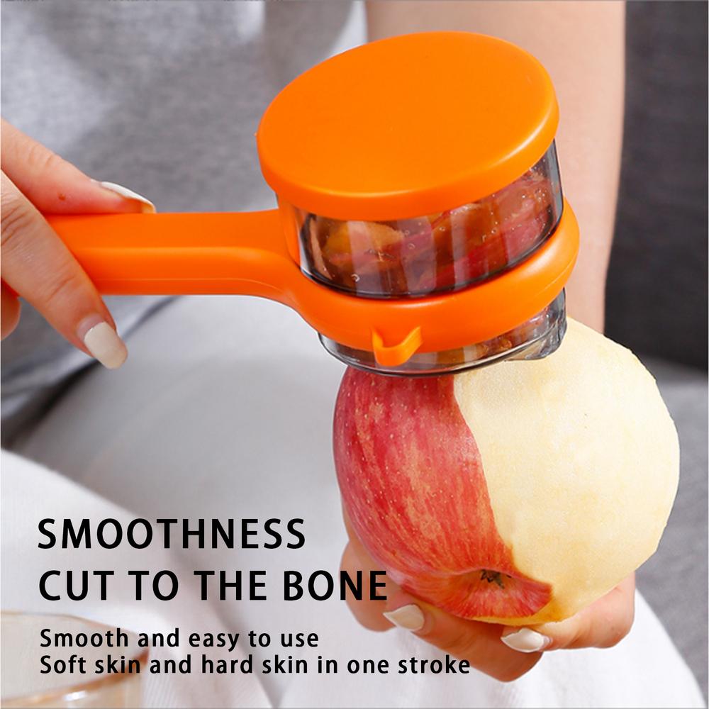 Fruit Peeler With Container Double-Sided Stainless Steel Cutter Potato Peelers Multi-Function Peeler Kitchen Peeling Tool For
