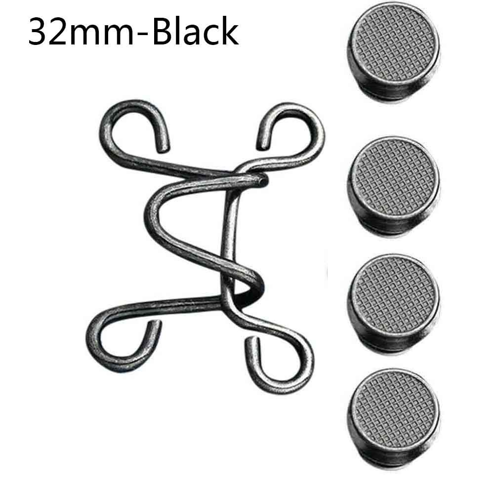 Мужские джинсы брюки пряжка на талии без гвоздей регулируемая застежка на талии удлинитель пряжки на талии