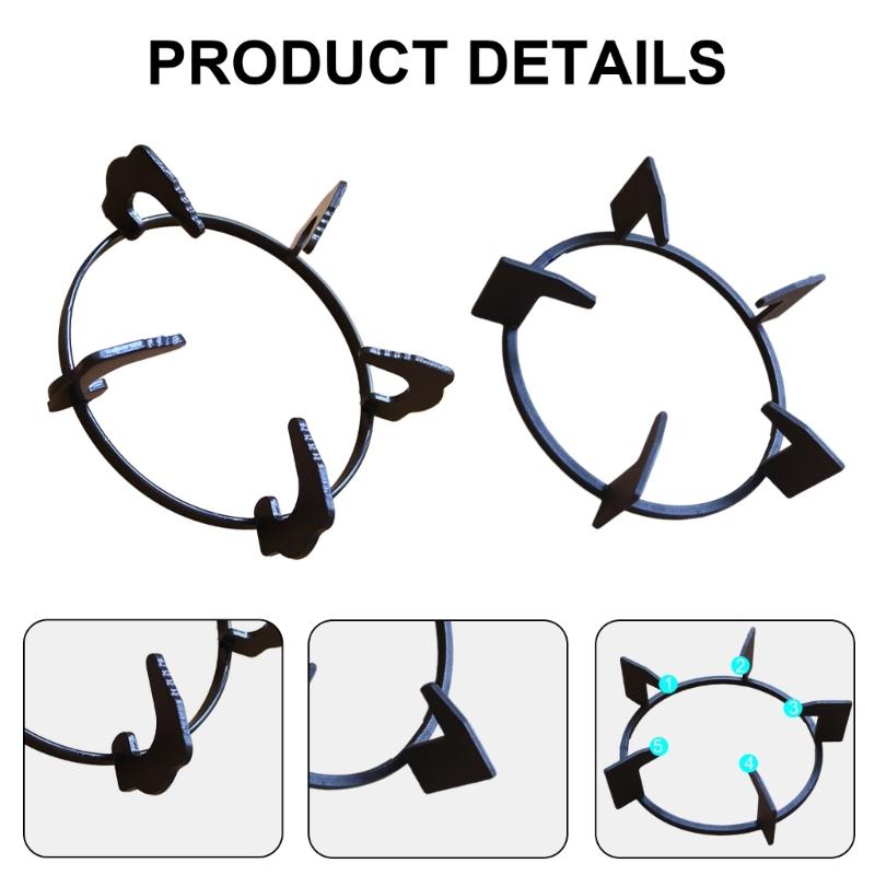 Wok Rings Wok Support Rings Gas Stove Cast Iron Gas Stove Top Burners Rings Wok Pans Stand Holder Gas Range Replacement Part