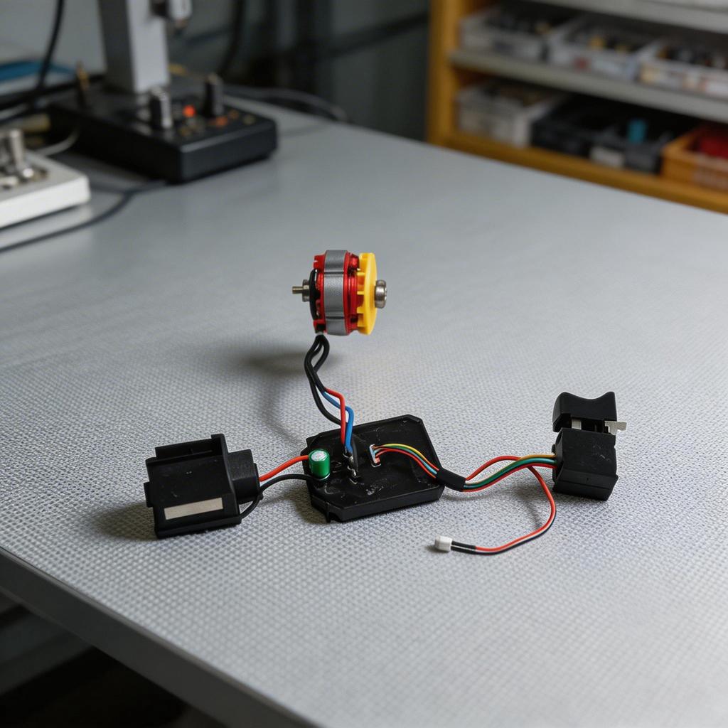 21V Brushless Motor Assembly 13 Teeth Pin Switch Control Board For Lithium Electric Drill Power Tool Replacement Part