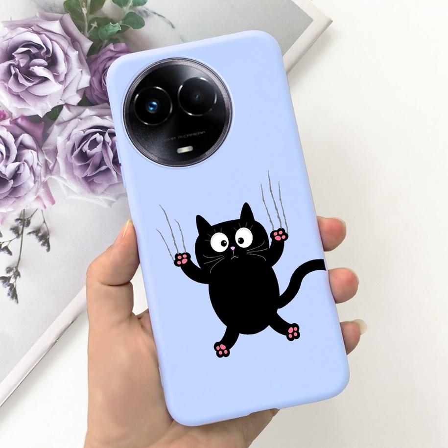 Ударопрочный Чехол Для Realme 11 5G / Realme 11X Чехол На Телефон Модный Девушки Мягкий Силикон Funda Для Realme11 11 X 2023 RMX3785 Coque