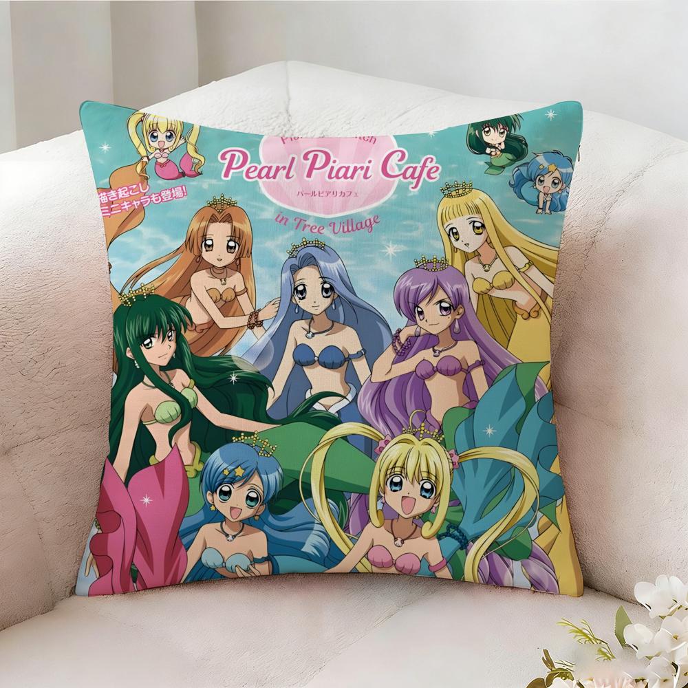 Mermaid Melody Ppichi Pichi Pitch Pillow Case Pillowcase Doublesided Printed Sofa Cushion Bedroom Headboard Pillow