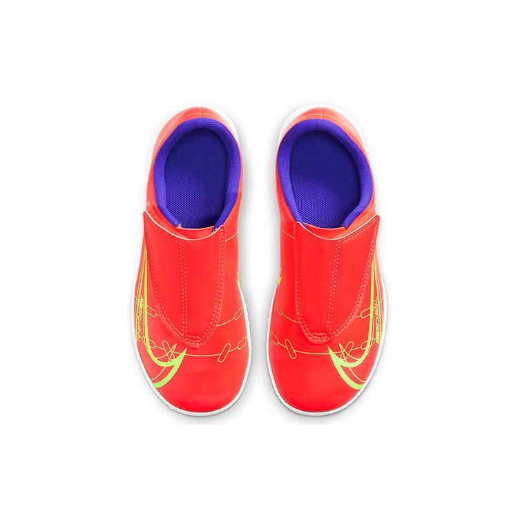 Nike Детские футбольные бутсы с низким верхом Mercurial Vapor 14 Club PS V TF кроссовки Оранжево-красный CV0839-600