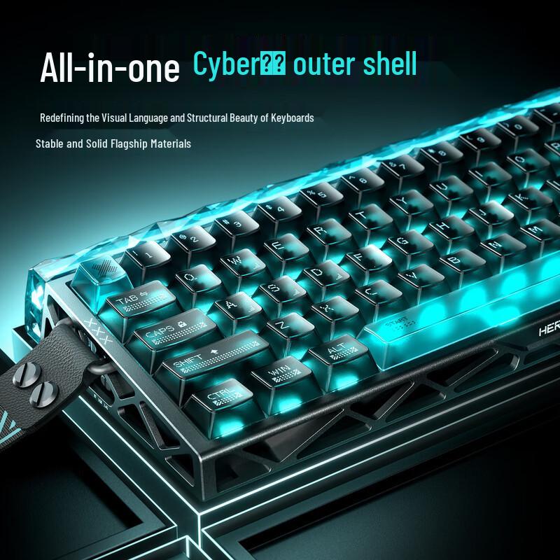 AULA HERO68XS Triple-Mode 68-Key Magnetic Switch Gaming Keyboard