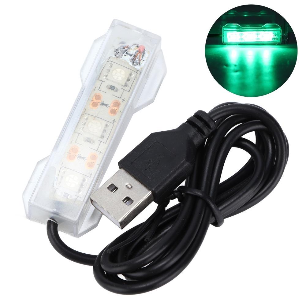 Декоративное освещение USB свет для аквариума Многоцветный пластиковый светодиодный светильник для аквариума Светодиодная погружная подводная лампа для рыб Аквариум