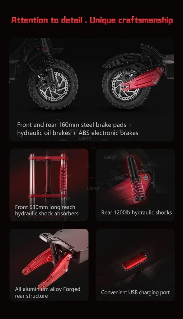 EU 2025 S5-11 38Ah 6000W 60V 38AH Max Speed 95km/h Oil Brake 11Inch Electric Scooter 100Km Range NFC Key Connectable Application