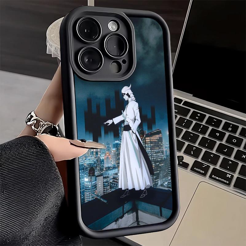 Phone Case for iPhone 17 Air 16E 15 16 Pro Max Bleach Ulquiorra Cifer 4 Cover 14 Plus 13 12 Mini Soft Shell Silicone Fundas