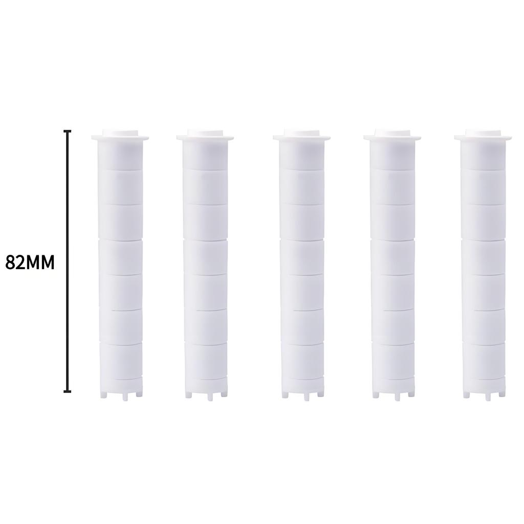 Replacement Shower Filter for Held Showerhead PP Filter Rod Shower Head Filter Cartridge Water Filter Hard Water Improved Bathroom Accessories