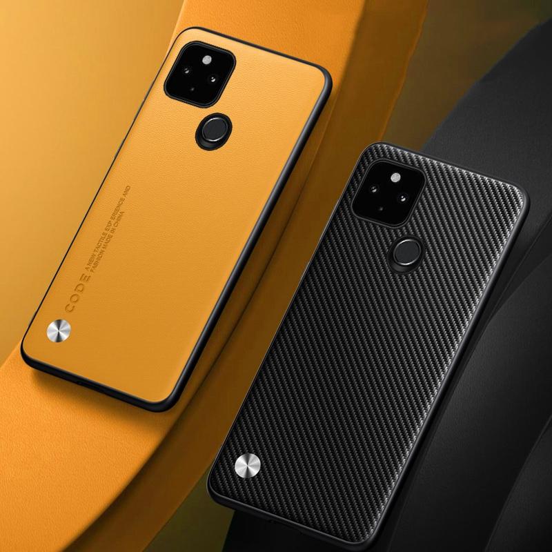 Роскошный чехол из искусственной кожи для Google Pixel 5A 5G, задняя крышка, матовый силиконовый противоударный защитный чехол для телефона Google Pixel5A 5G