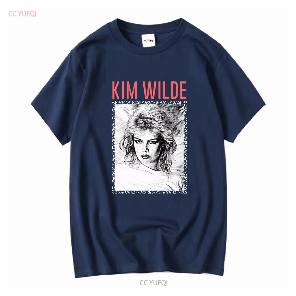 Hot 80s Kim Wilde For Fans S 234xl T Shirt An1060 Vintage Washed Versatile Comfortable Slightly Designer Clothes Breathable