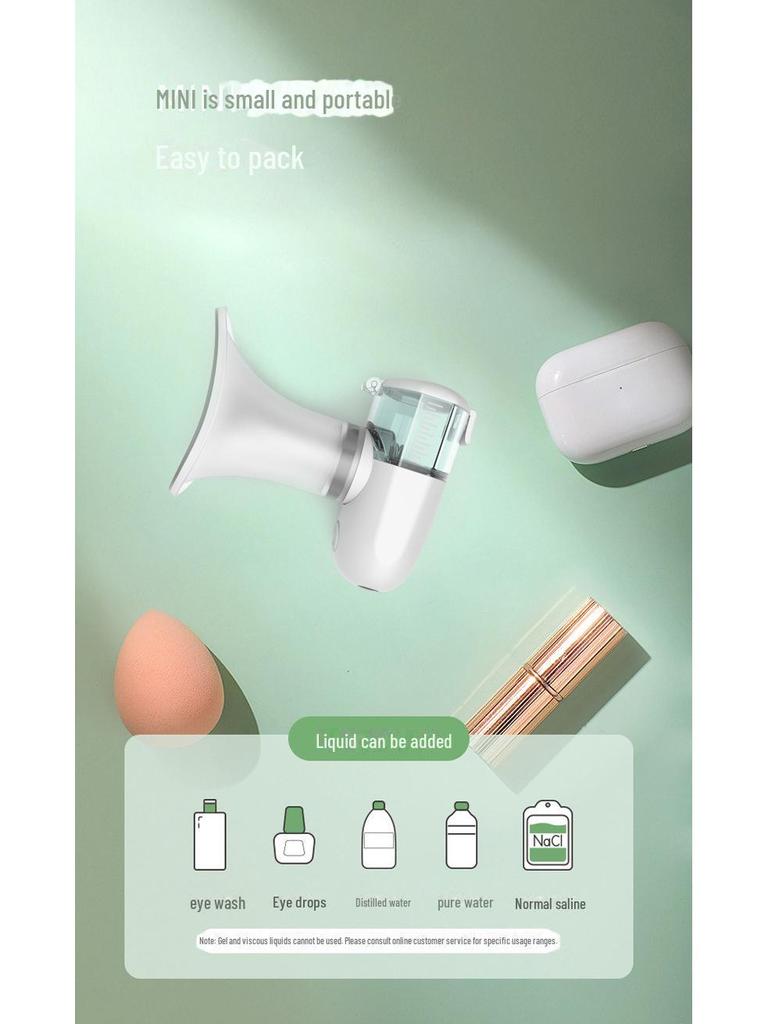 First-Gen Rechargeable Nano Spray Eye Moisturizer for Dryness and Fatigue Relief