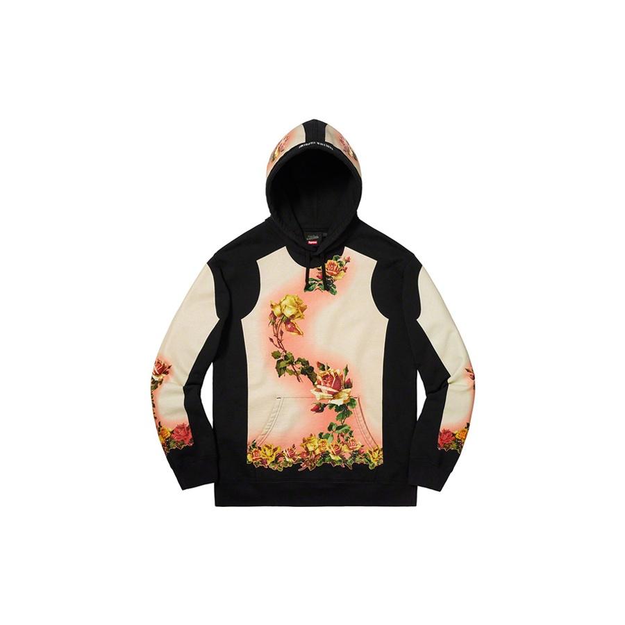 Supreme Худи с цветочным принтом Jean Paul Gaultier 'Белый Черный Желтый' Мужское SUP-SS19-776