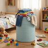 Non-Woven Fabric Dirty Clothes Storage Basket Folding Clothes Storage Organizer  Bedroom