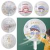 Breathable Fan Safety Protective Mesh Cartoon Mesh Fan Cover Cute Electric Fan Cover  Summer