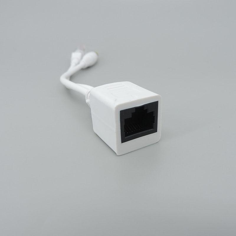 Белый, черный POE пассивный Power RJ45 DC Over Ethernet Кабель-адаптер POE Splitter Модуль питания инжектора 12-48 В для IP CCTV Camea