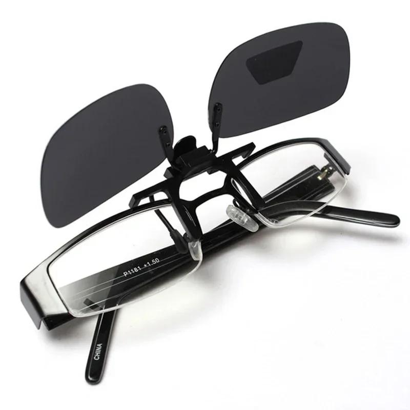 New In Polarized Clip-on Sunglasses Protection Clip-on Eyewear Driver Driving Fishing Night Vision Goggles Hombre