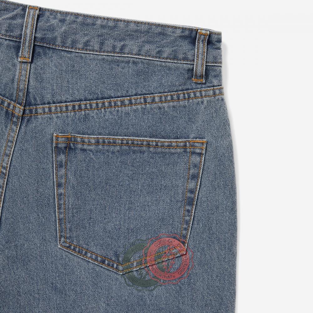 Thisisneverthat Gd Перекрытие Молния Джинсовые Шорты Gd251dso5s01