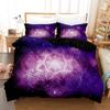 Mandala Purple Galaxy Duvet Cover Boho Chic Petal Flower Bohemian Meditation Gypsy Hippie Floral Exotic Retro Decor Women Gifts
