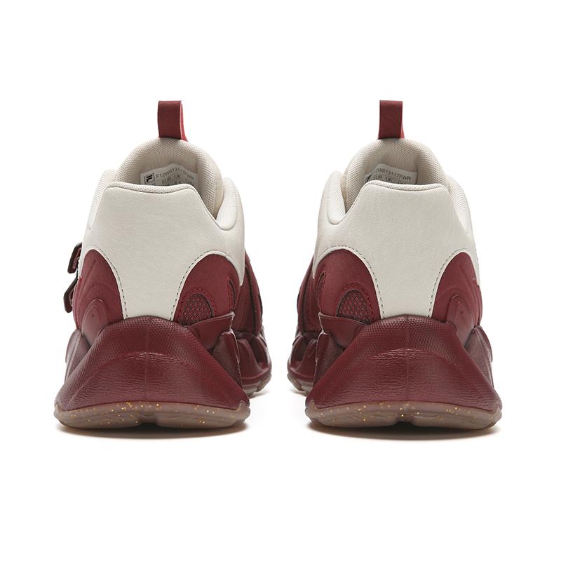 FILA Cushioning Abrasion Resistant Coverage Lightweight Height Increasing Low top Chunky Sneakers Men's F12M613117FWR