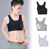 Майка для девочек и мужчин, нагрудная майка, тонкий тонкий жилет с плоскими крючками