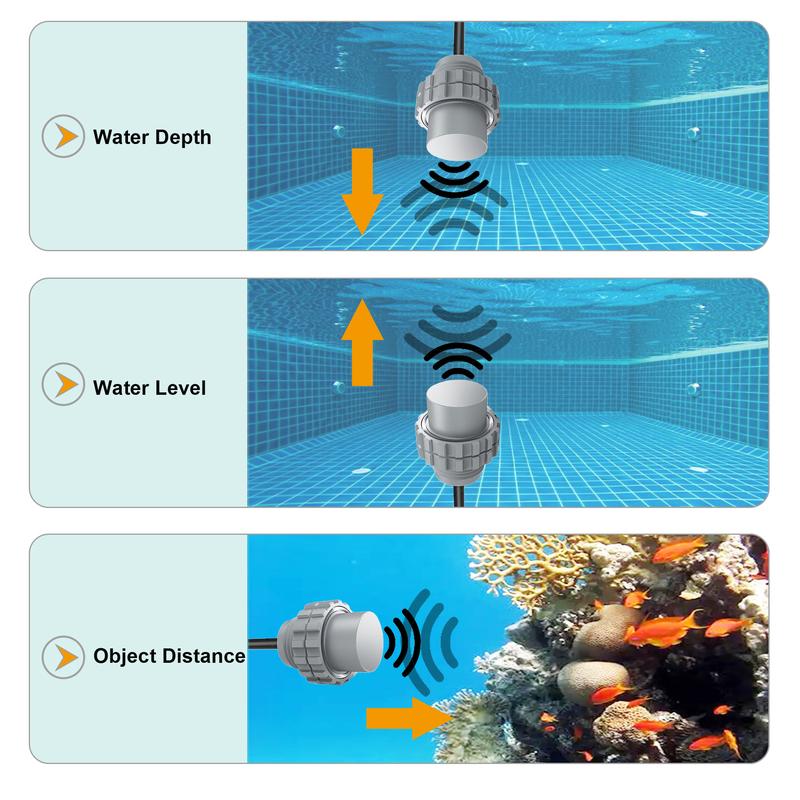 Underwater Submarine Ultrasonic Sensor Module Probe for Distance Measurement Obstacle Avoidance IP68 UART/RS485 Range 600cm