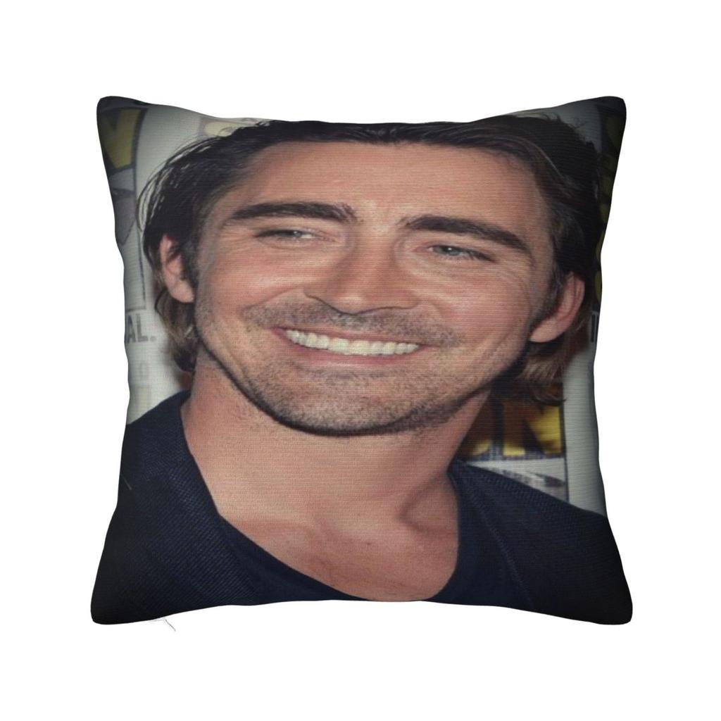 New Style Home Lee Pace Actor Fan Giftdecoration Pillowcase Merch Pillow Cover Zipper Multiple Sizes