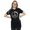 Woodstock Womens/Ladies Floral Peace Cotton Boyfriend T-Shirt