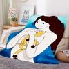 Japan T-Takeru Amano Blanket Design Lightweight  For Dorms, Naps, Living Room, Office,Sofa,All-Season