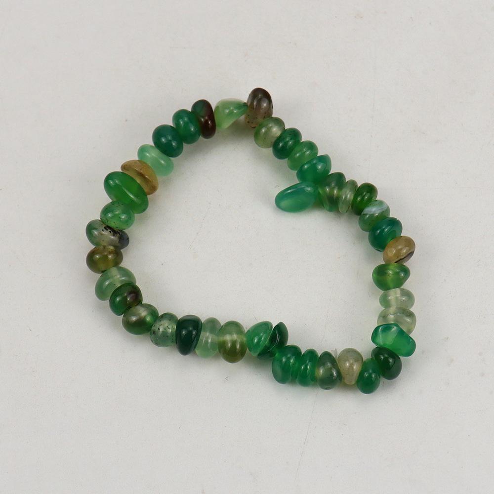 Handmade Beaded Natural Crystal Crushed Stone Bracelet B54