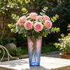 Clear Flower Vase for Centerpiece Thickened Plastic Modern Vase Gradient Color