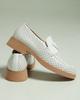 Perforated Loafers Mario Muzi 5756 36 White Leather