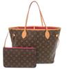 Б/у, оригинальная сумка M41178 Monogram Neverfull MM с чехлом, модель Pivoonne.