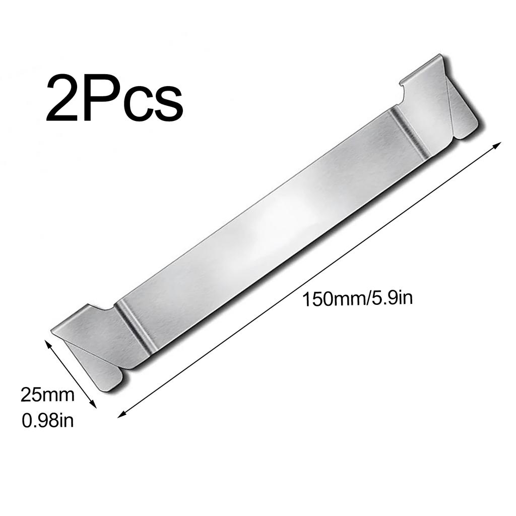 Держатель инструмента для гриля 150*25*1 мм легко устанавливается без сверления