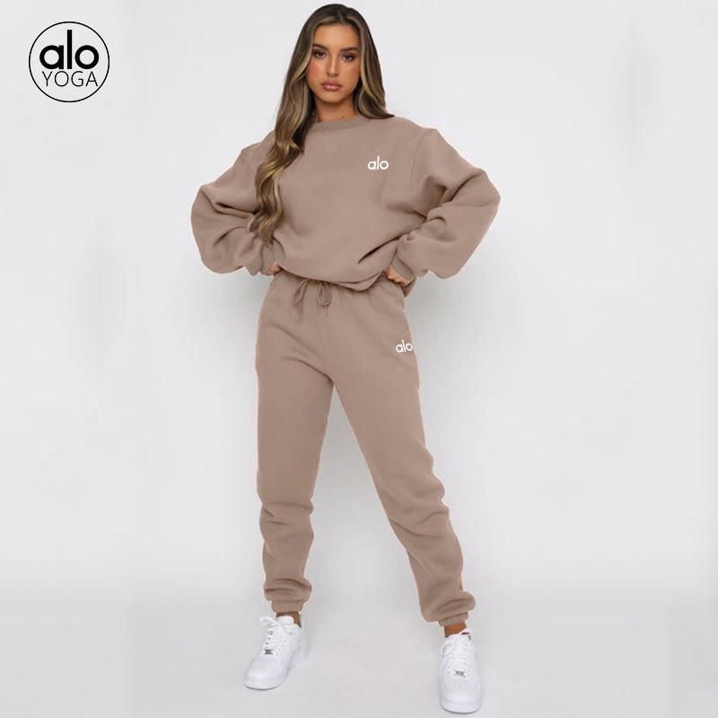 Женский теплый костюм с принтом в европейском и американском стиле: Худи и длинные брюки, повседневный комплект для осени/зимы