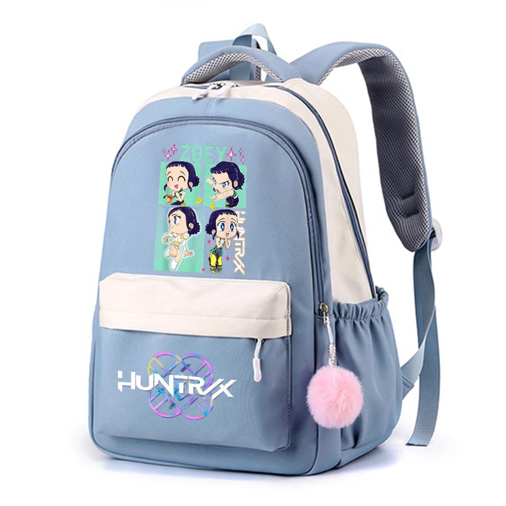 Cute Anime K-Pop Printed Large Capacity Backpack for Teenger Student Girl Boy Schoolbag Bookbag Kid Gift Women Waterproof Travel Bag Mochila