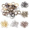 50-200pcs/lot 4 5 6 8 10 Mm Jump Rings  Split Rings Connectors For Diy Jewelry Finding Making Accessories Wholesale Supplies