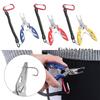 Multi-function Plastic Handle Fishing Pliers Bait Line Cutter Hook Removers Stainless Steel Scissor