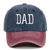 2pcs/set Washed Cotton Couple Mom Dad Baseball Cap Adjustable Sun Hat Vintage Dad Hat  For Man Women