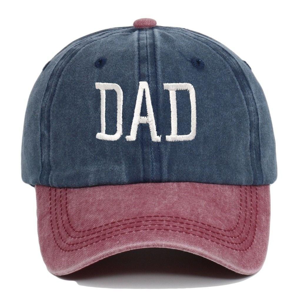 2pcs/set Washed Cotton Couple Mom Dad Baseball Cap Adjustable Sun Hat Vintage Dad Hat For Man Women