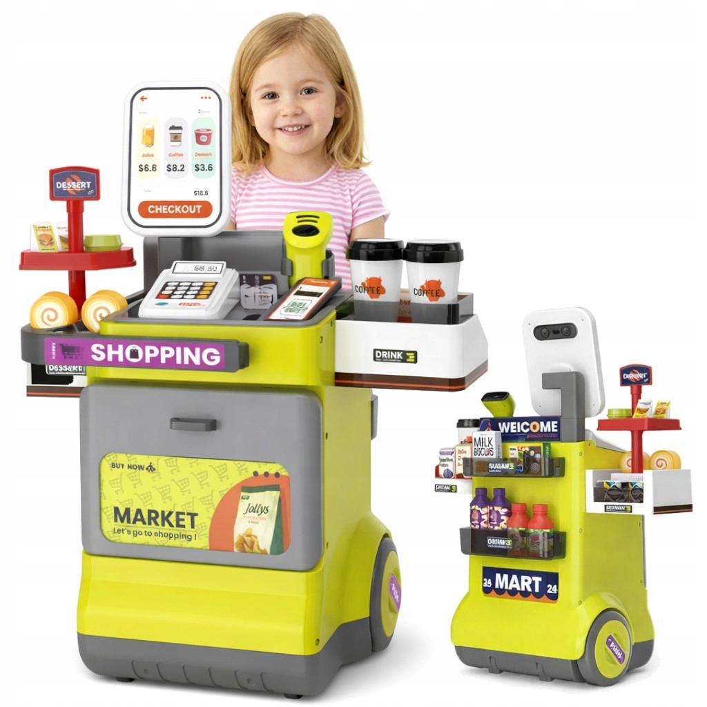 [PACZB] Interactive supermarket store for children set of 48 pieces Z3138