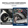 For SYM ADXTG 400 ADXTG400 2024 2025 Motorcycle Rear Wheel Extended Fender Splash Protector Rear Tire Extension Hugger Mudguard