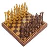 Brass Chess with Realistic Piece