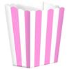 Scalloped Striped Popcorn Holder (Pack of 5)