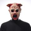 Horror Saw Cry Pig Head Mask Cosplay Bloody Demon Killer Animal Helmet Halloween Carnival Night Club Party Props