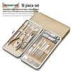 Набор для ухода за ногтями из 19 предметов: Кусачки для кутикулы, Ножницы для ногтей, Инструменты для нейл-арта
