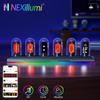 Nixie Tube RGB IPS экран LED ретро цифровые часы ночник, DIY лампа поддержка Wi-Fi калибровка времени, управление через приложение, режим погоды