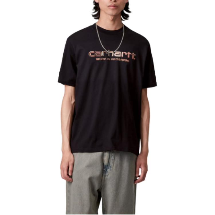 Carhartt WIP SS25 S/S Solar Chrome Script T-Shirt Men T-Shirts I035205-89-XX