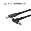 140 Вт PD USB Type C штекер постоянного тока 5,5x2,5 мм/5,5x2,1 мм/4,5x3,0 мм/6,0x3,7 мм/7,4x5,0 мм кабель для зарядки ноутбука